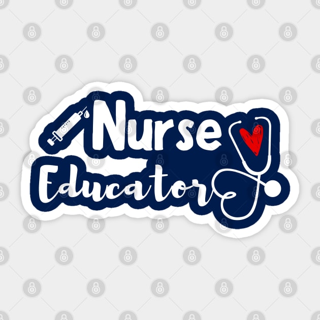 Medical Nurse - Nurse Educator Sticker by JunThara